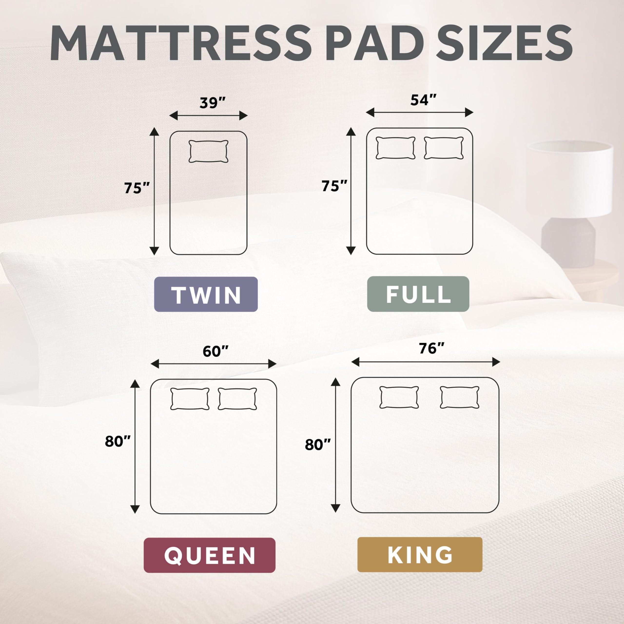 Sunbeam Sunbeam Restful Quilted Water Resistant Heated Mattress Pad - Queen