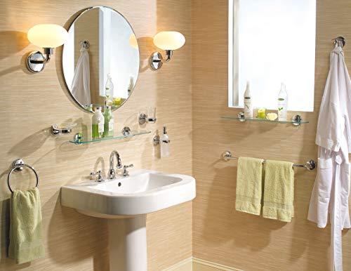 Ginger Ginger 553G/PN Hotelier Wall Mounted Corner Shower Basket, Polished Nickel