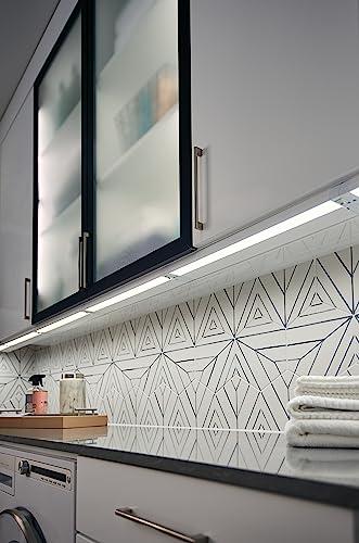 Kichler Kichler 4U Series 22\" 120V LED Under Cabinet Light in White, 3000K, (22\" L x 4.5\" W x 1\"H), 4U30K22WHT