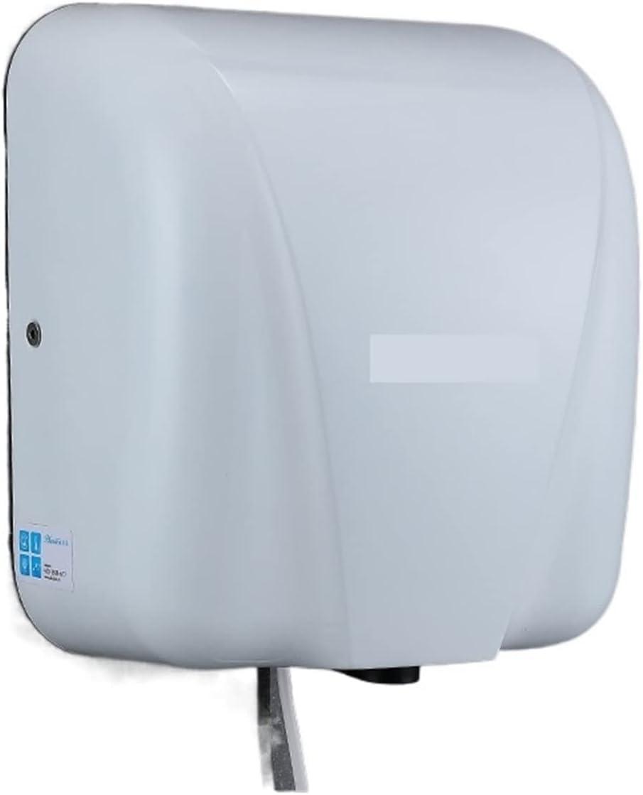 icVantA icVantA Hand Dryer Toilet 1800W Jet Hand Dryer Bathroom Smart Sensor Wall Dryer Machine 304ss Induction Automatic Hand Dryer for Commercial,Bianco-Type