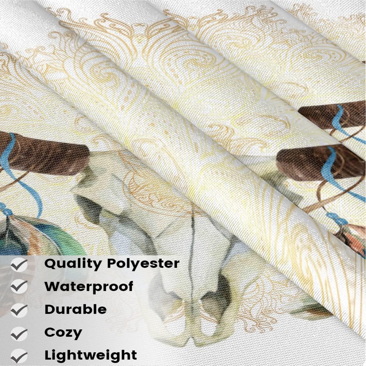 XMNYGJ XMNYGJ Cute Waist Apron Set Animal Buffalo Skull Mandala Waitress Aprons 3 Pockets Waterproof Half Apron for Bartender Restaurant Barista Teachers BBQs Parties 3 Pack