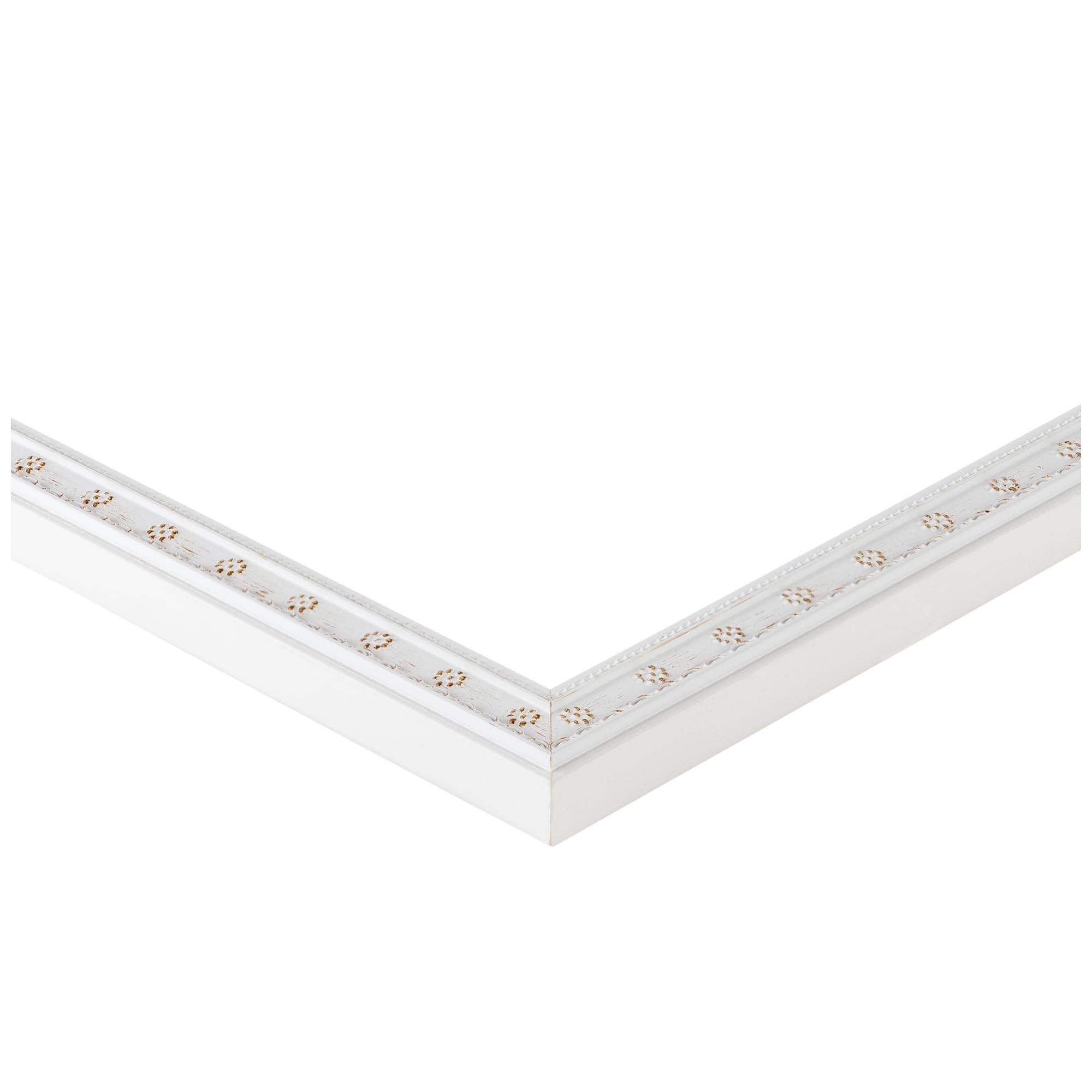 ArtToFrames ArtToFrames 13x16 Inch White Picture Frame, This 0.75 Inch Custom Poster Frame is White - Comes with Regular Glass and Corrugated Backing (2WOM5125-13x16)