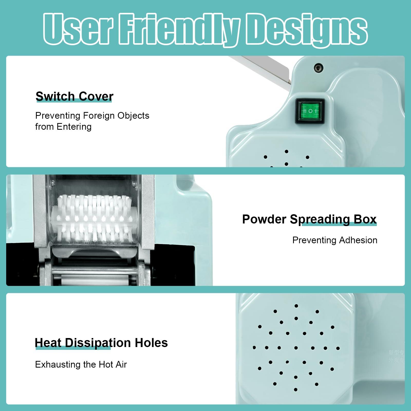 Gdrasuya10 Commercial Dumpling Skin Machine, 110V 140W Automatic Electric Dumpling Wrapper Maker W/ 8 cm 3.15 inch Round Mold Dough Processing Machine 60 Pieces/Min for Commercial Household Restaurant