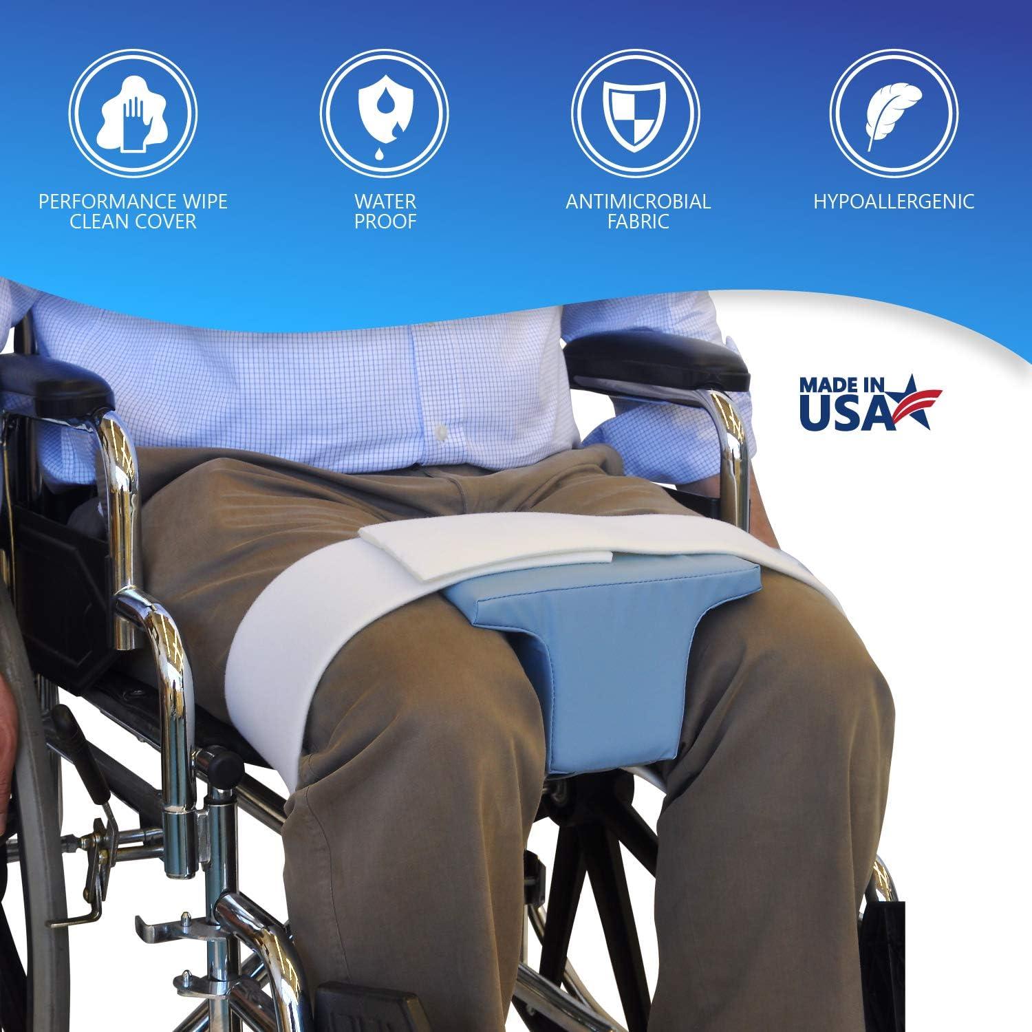 NYOrtho NYOrtho Abduction Wedge Knee Separator - Soft Hip Block Strap Separating Knees Surgery - Contoured Knee Pillow Sciatica Relief - Spine Alignment -Pain Leg - Nerve