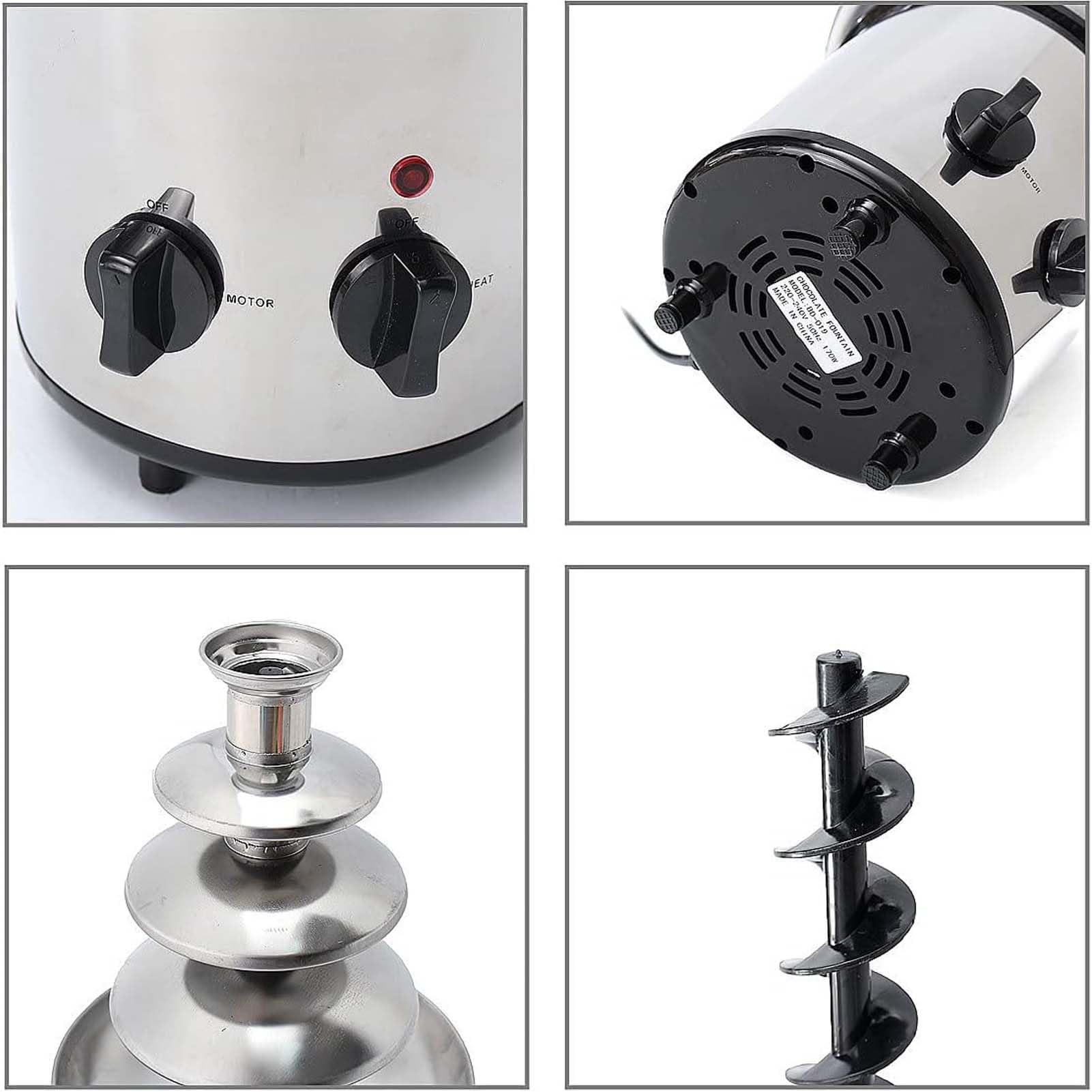 YXCUSAM YXCUSAM Chocolate Fondue Fountain, Hot Chocolate Fountain Machine, Suitable for Commercial and Home Use