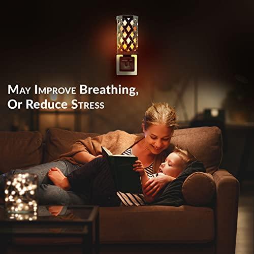 Himalayan glow Himalayan Glow Lattice Style Basket Salt Lamp Night Light with Pink Salt Chunks | 360 Degree Rotatable Wall Plug,Ideal Gift For Home Dcor