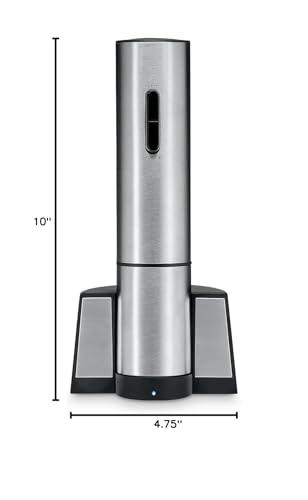 Cuisinart Cuisinart CWO-25 Electric Wine Opener, Stainless Steel 3.50" x 4.75" x 10.00"