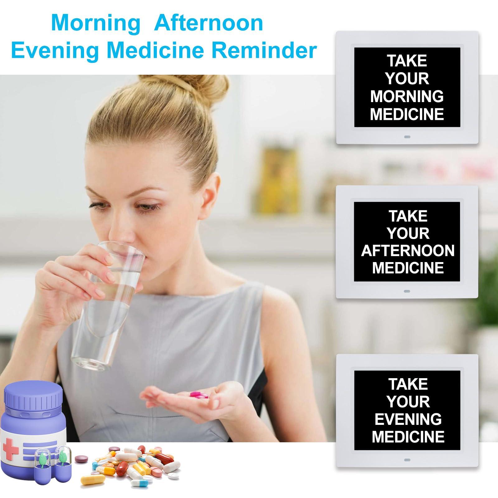 ybest ybest 8 Inch Extra Large Calendar Day Date Time Clock with Non-Abbreviated Day Month Dementia Clocks Perfect for Senior Elderly Impaired Vision Memory Loss