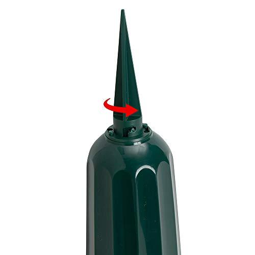 Novelty Green Plastic Cemetery Vase