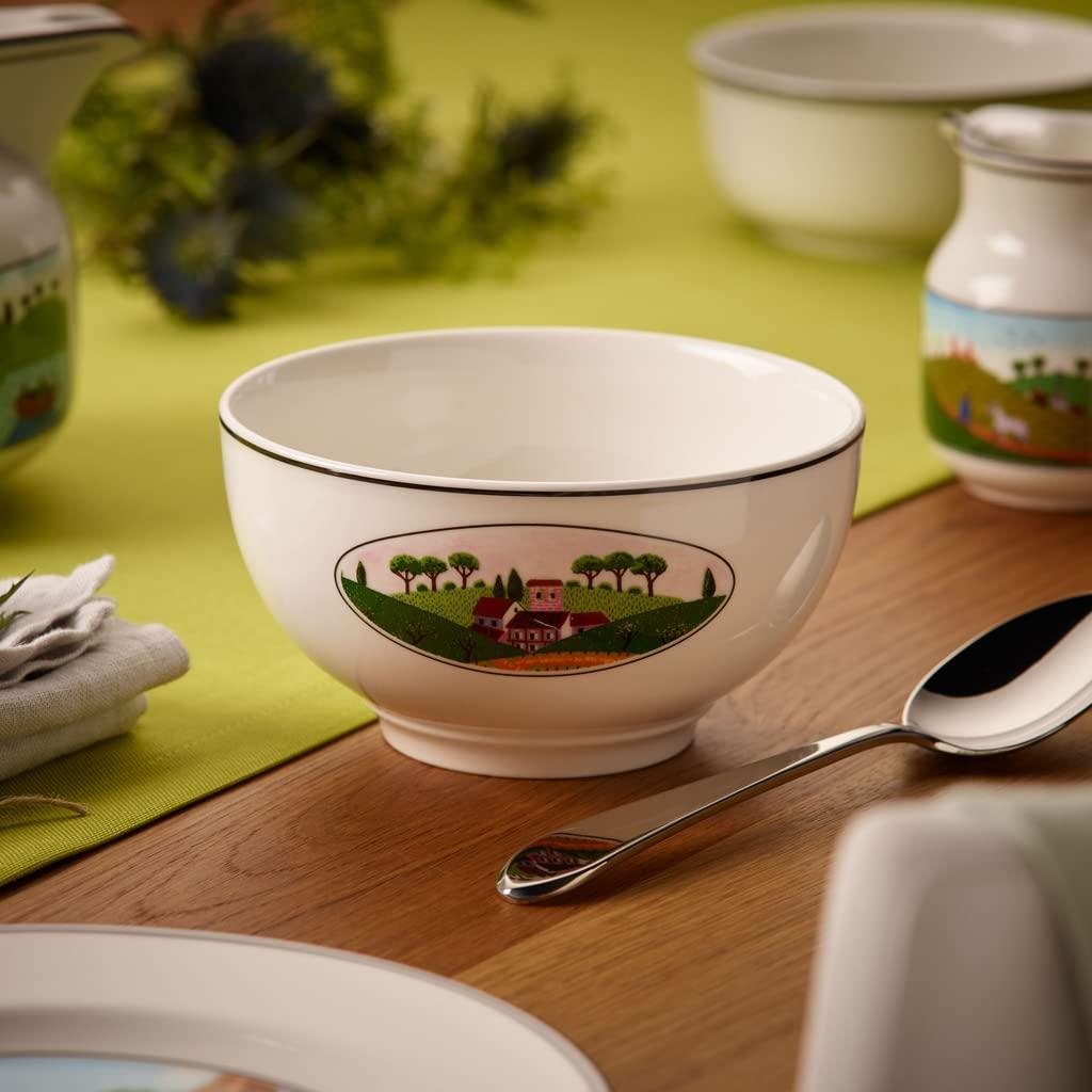Villeroy & Boch Villeroy & Boch Design Naif Rice Bowl, 20 oz, Premium Porcelain, White/Colorful