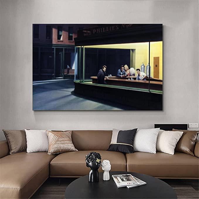 CHONGQI Boulevard of Broken Dreams Paintings Poster Artwork Print on Canvas Modern Wall Art Picture for Living Room Home Decor (unframed,24x36 inch)