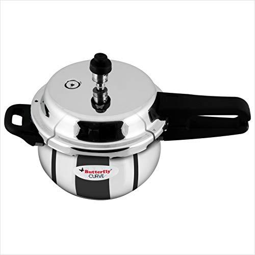 Butterfly Butterfly Stainless Steel 3-Liter Curve Pressure Cooker