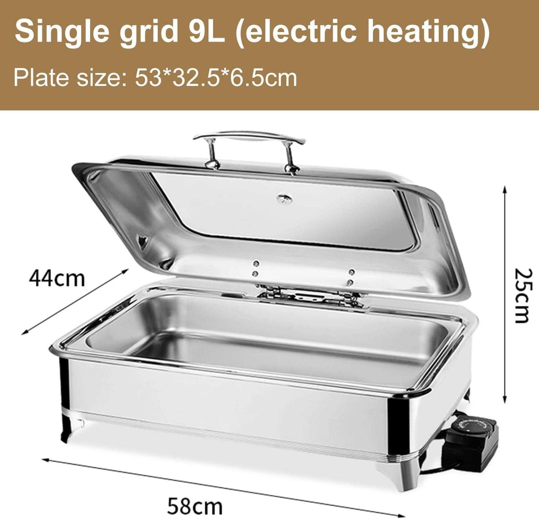 BTURYT 9L Commercial Food Warmer, Electric Chafing Dishes for Buffet, Buffet Servers and Warmers with Adjustable Temperature for Kitchen and Dining