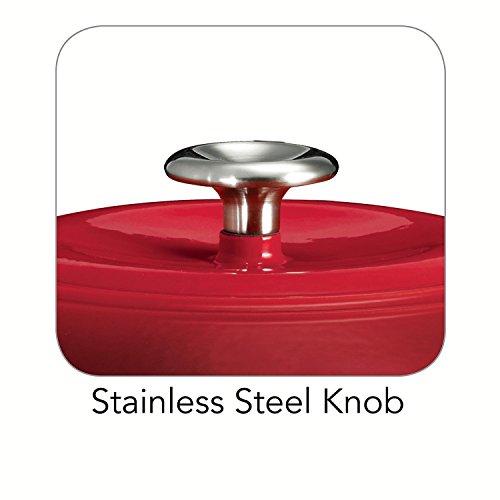 Tramontina TRAMONTINA 6.5 Qt ROUND Dutch Oven OMBRE RED Enameled Cast Iron