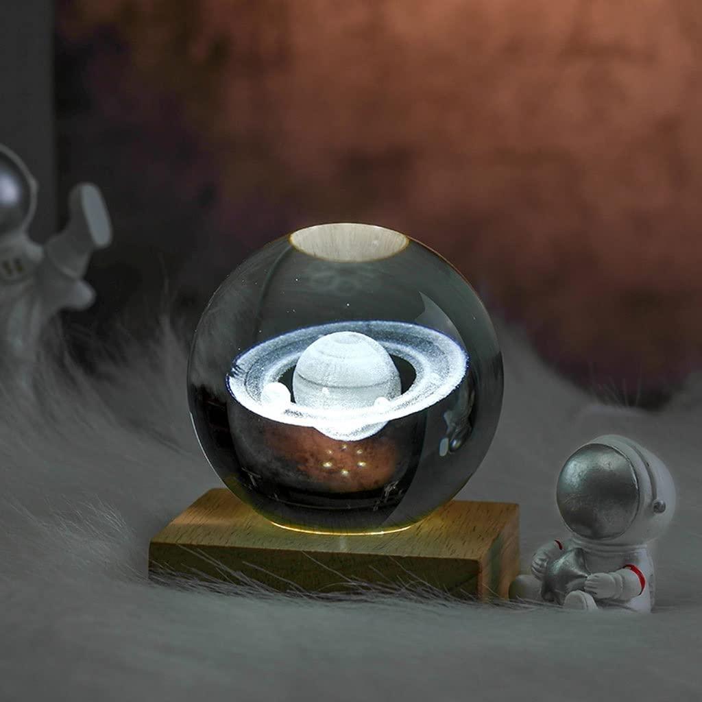 UNNS UNNS Crystal Balls Decor Crystal Ball Office Desktop Ornament Birthday Gift Living Room Crystal Ball Transparent Ball Creative Glass Decorations Fortune Teller Ball (Color : 8cm)