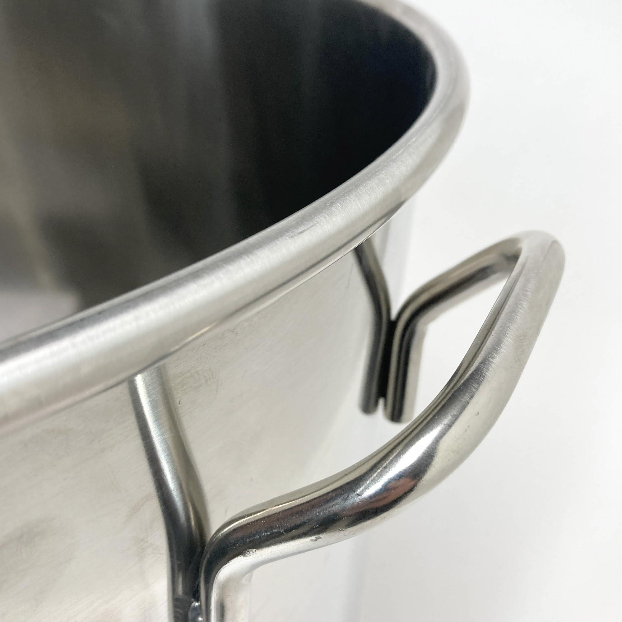 Bayou Classic Bayou Classic 1136 36-qt Stainless Stockpot w/Vented Lid and Stainless Perforated Basket Features Stainless Welded Handles Perfect For Steaming Boiling or Frying