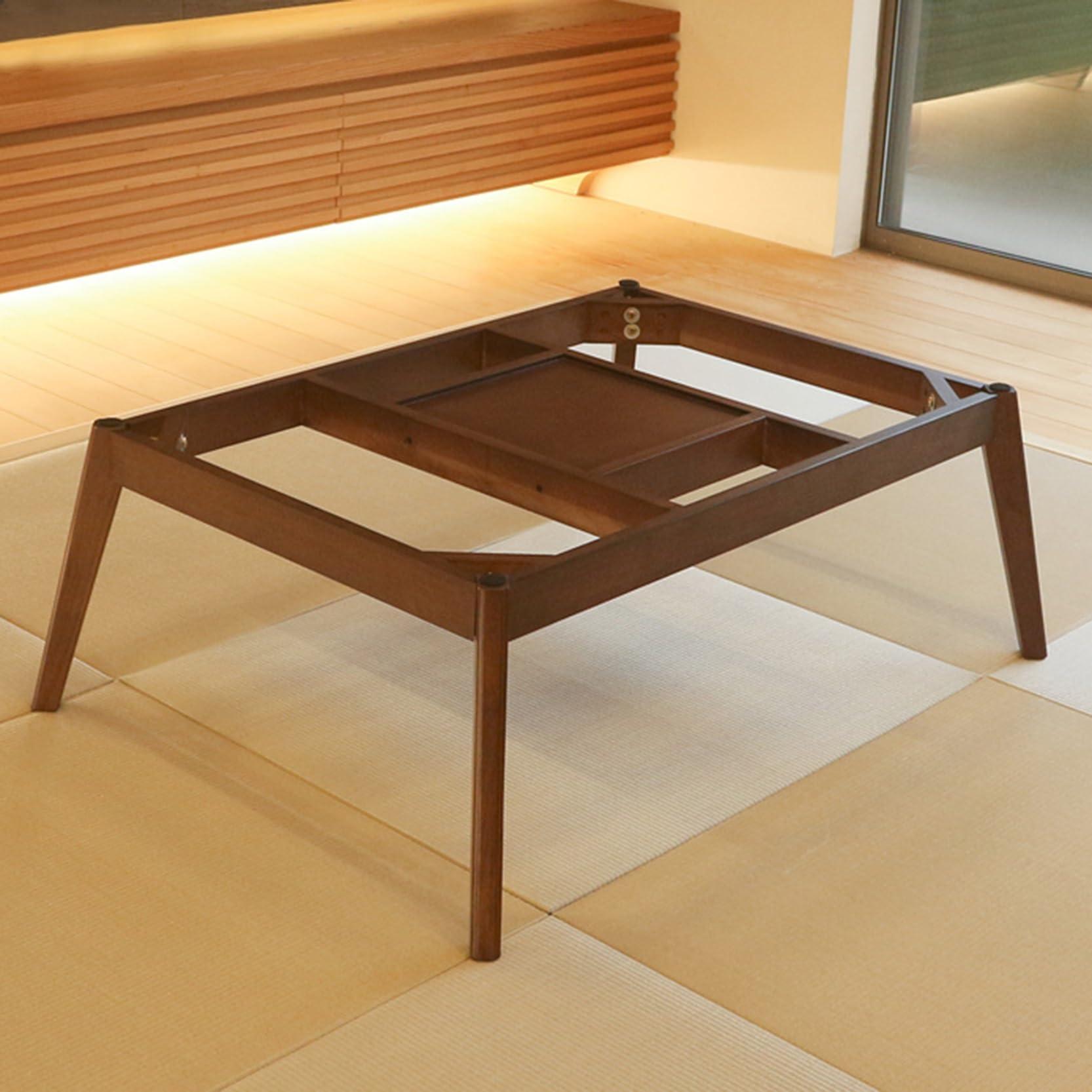 Yclty Kotatsu Heated Table, with Electric Heater, Japanese Furniture Low Table, Wood Coffee Small Side Tables, Low Table for Sitting on the Floor,Tatami Table Work Desk, four Seasons,Easy to Assemble ( Colo