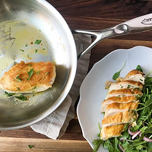 Demeyere Demeyere Atlantis Proline 9.4-inch Stainless Steel Fry Pan