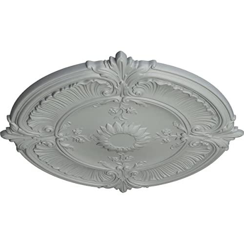 Ekena Millwork Ekena Millwork CM30AT Attica Acanthus Leaf Ceiling Medallion, 30 1/8"OD x 1 1/2"P (Fits Canopies up to 3 1/4"), Factory Primed