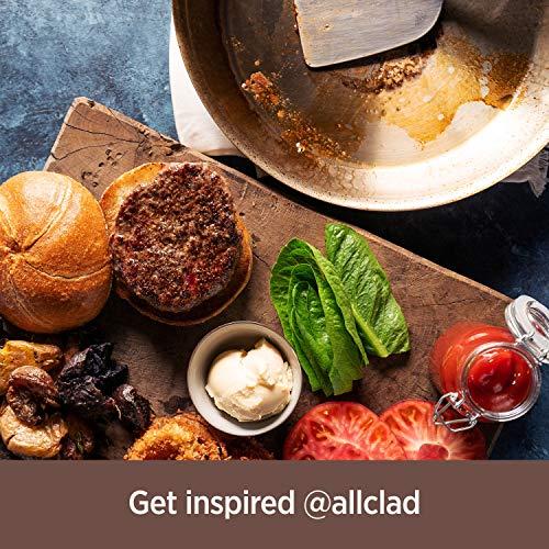 All-Clad All-Clad Copper Core 5-Ply Stainless Steel Stockpot 8 Quart Induction Oven Broiler Safe 600F Pots and Pans, Cookware Silver