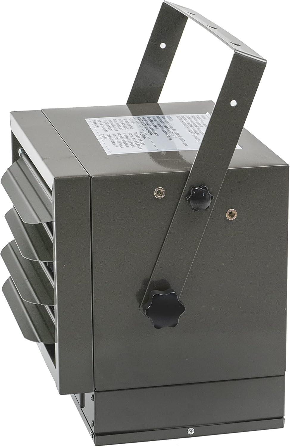 Comfort Zone Comfort Zone Hard-Wired Ceiling Mount Garage Space Heater with Remote, 7,500 Watt, 240 Volt, Fan-Forced, Overheat Protection, Digital Thermostat, 12-Hour Timer, Ideal for Garage & Workshop, CZ230ER