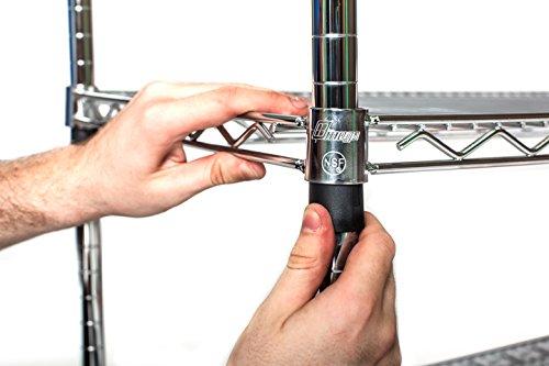 Omega Products Corporation Omega Products Corporation 24" Deep x 24" Wide x 86" High 3 Tier Stainless Steel Wire Add-On Shelving Unit