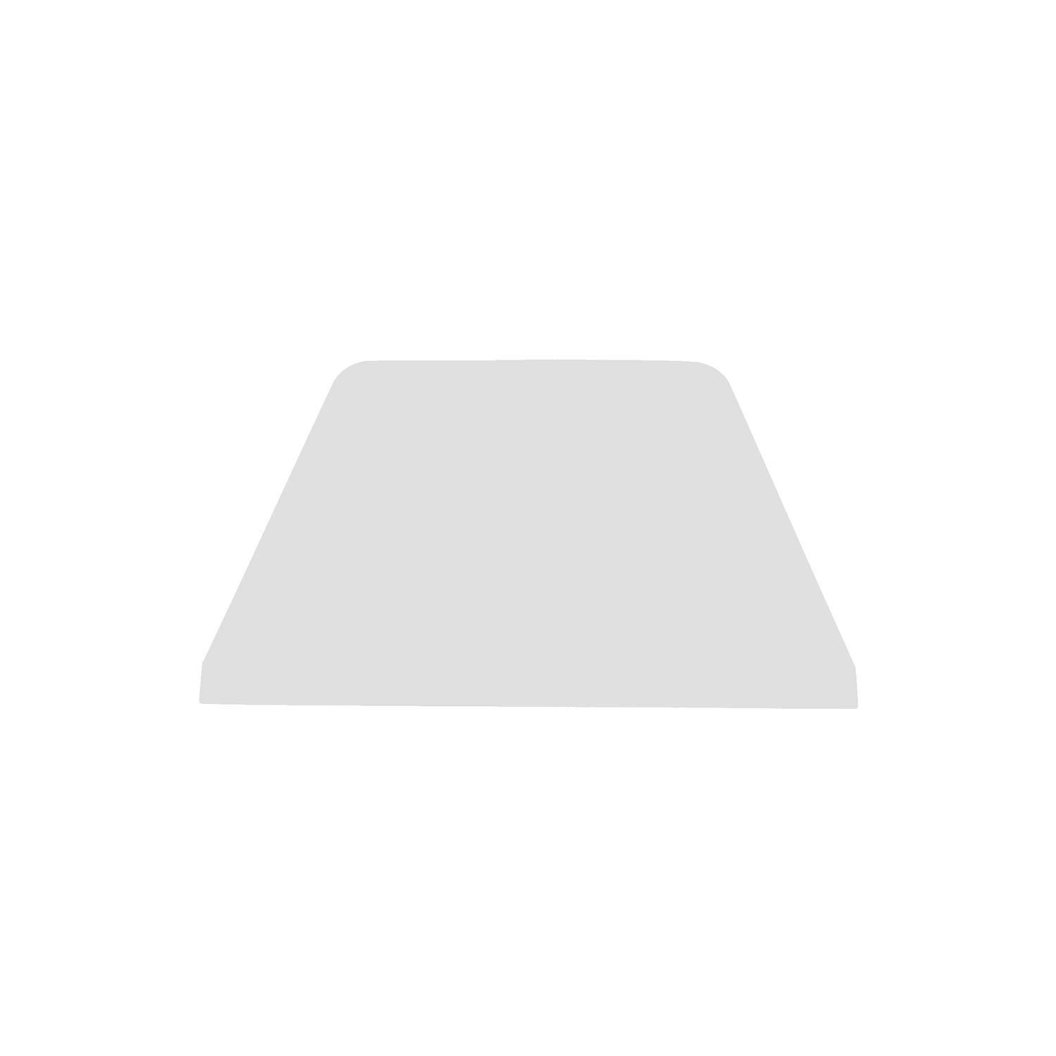 Thermohauser Dough Scraper, Poly, Red/Ivory/White, 8-1/2" x 5" - White