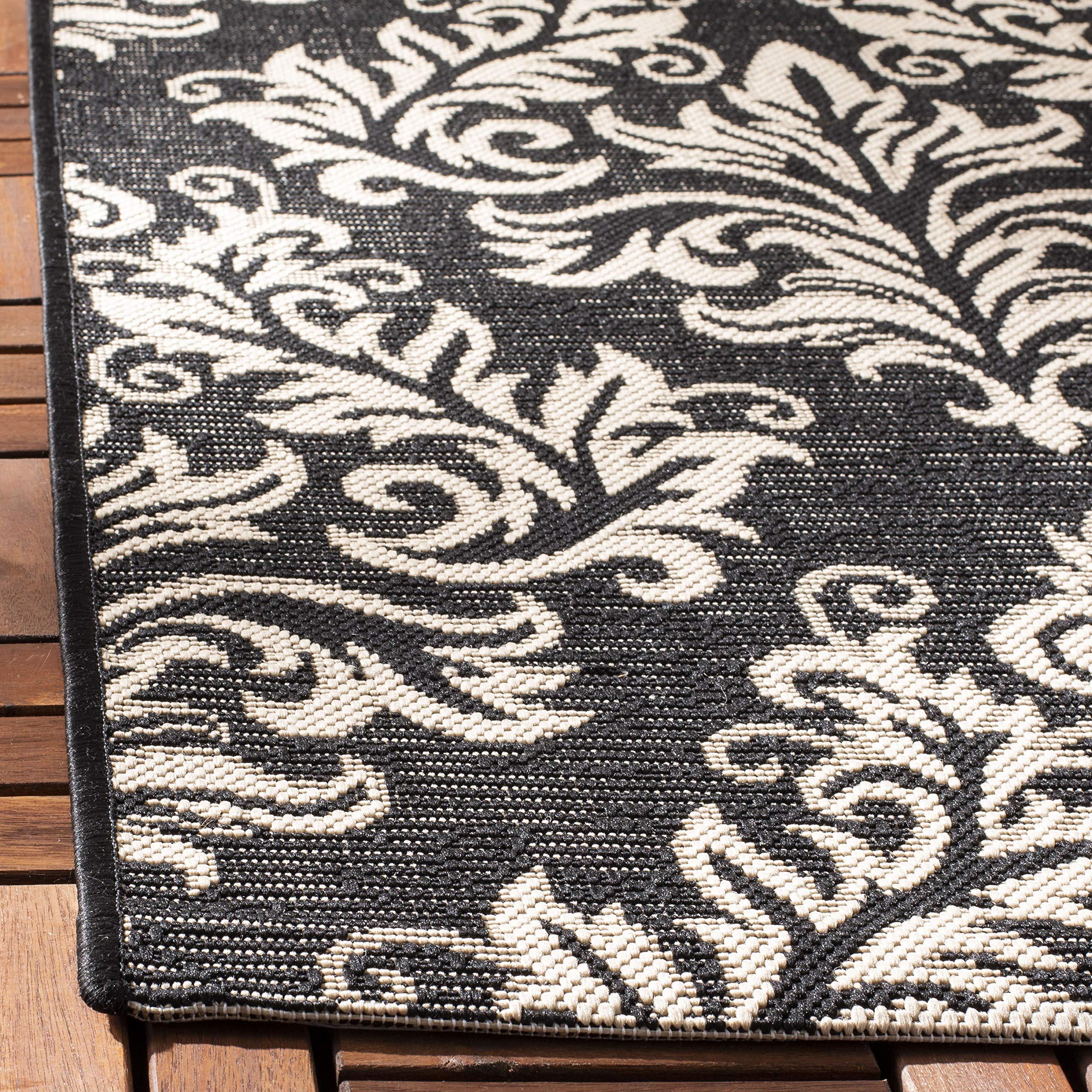 Safavieh SAFAVIEH Courtyard Collection 2'3" x 10' Red/Cream CY6930 Indoor/ Outdoor Waterproof Easy Cleaning Patio Backyard Mudroom Runner Rug