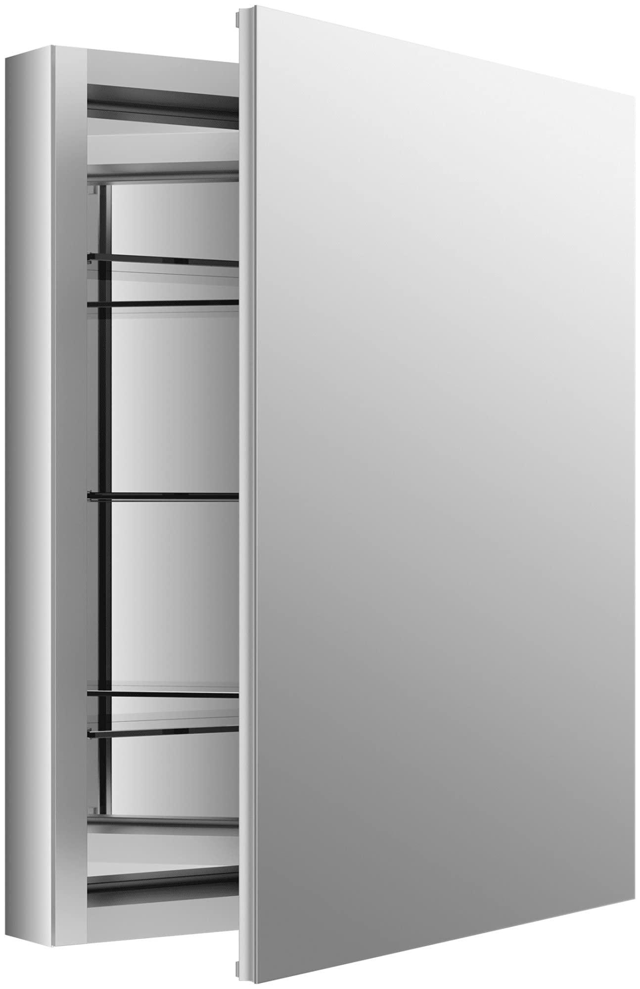 Kohler KOHLER Verdera 24 in. W x 30 in. H Recessed Medicine Cabinet in Anodized Aluminum