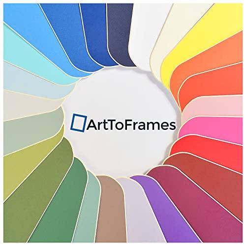 ArtToFrames 8x30 Smooth White / Super White Custom Mat for Picture Frame with 4x26 opening size (Mat Only, Frame NOT Included)