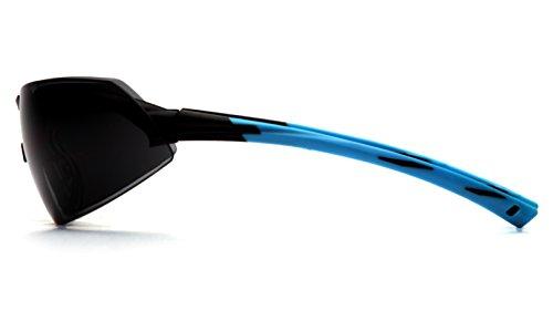 Pyramex Safety Pyramex Onix Safety Eyewear, Clear Lens With Black/Blue Frame