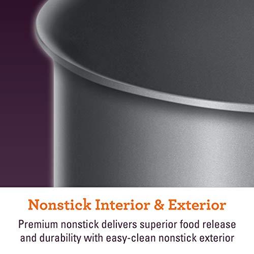 Breville Breville - 84478 Breville Thermal Pro Hard Anodized Nonstick Sauce Pan/Saucepan with Lid, 2 Quart, Gray