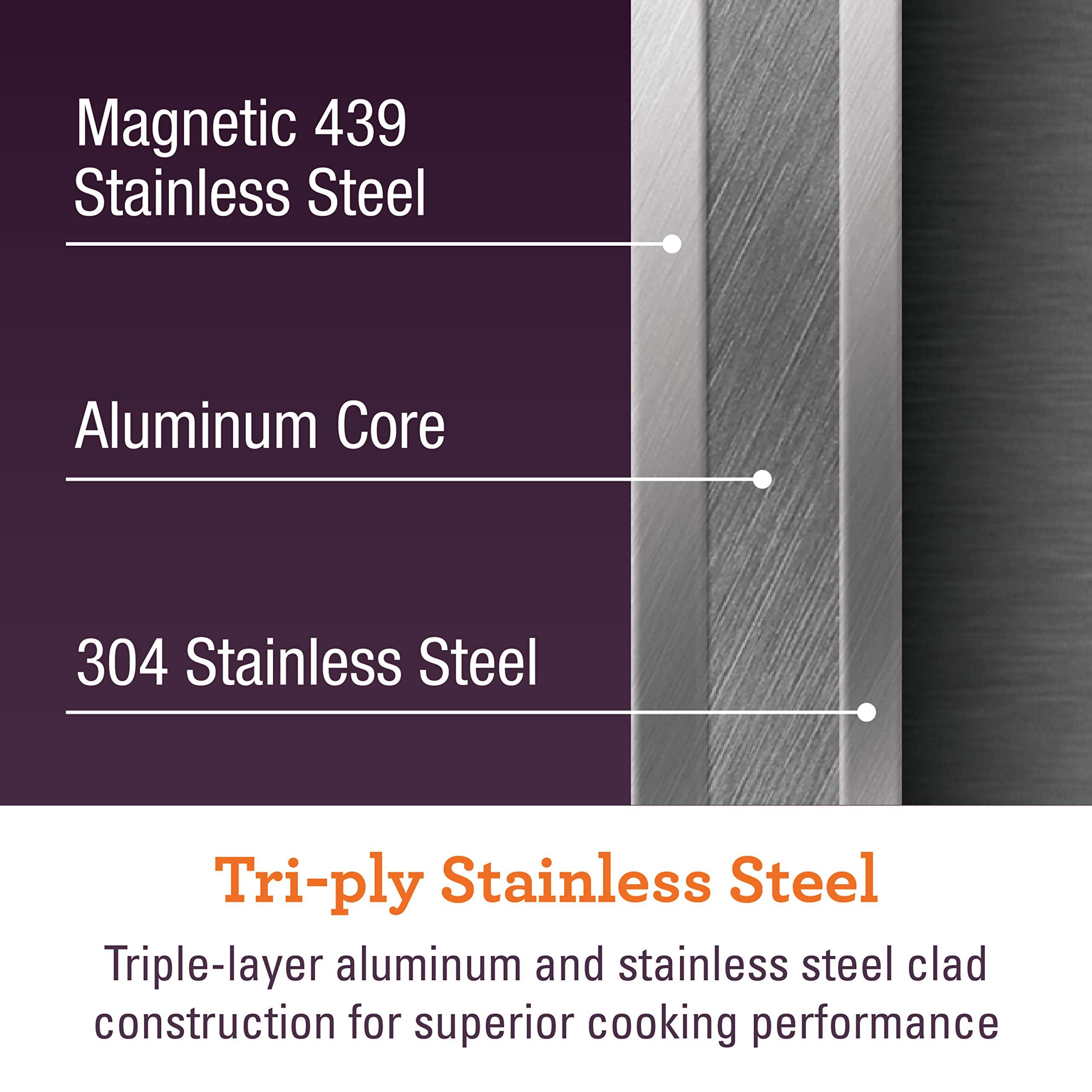 Breville Breville Thermal Pro Stainless Steel Stock Pot/Stockpot with Lid, 8 Quart, Silver