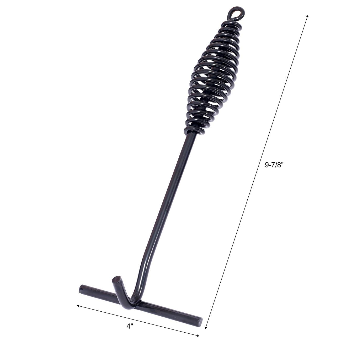 ZeHuoGe Camping Dutch Oven, Pre-Seasoned Camp Cookware Pot With Lid - Lid Lifter, Cast Iron Deep Pot with Metal Handle for Camping Cooking BBQ Baking Campfire, Black (6 QT)