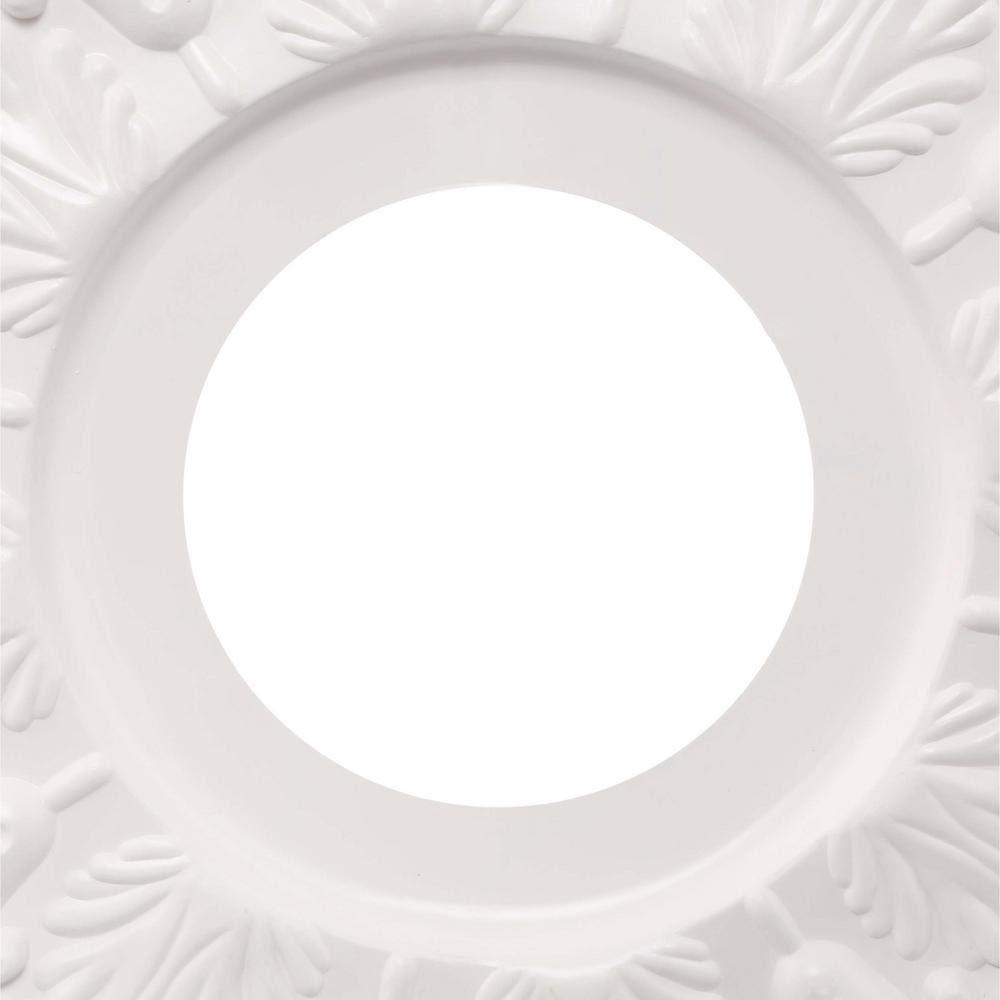 Westinghouse Westinghouse 7702700 10\" White Victorian Molded Plastic Ceiling Medallion