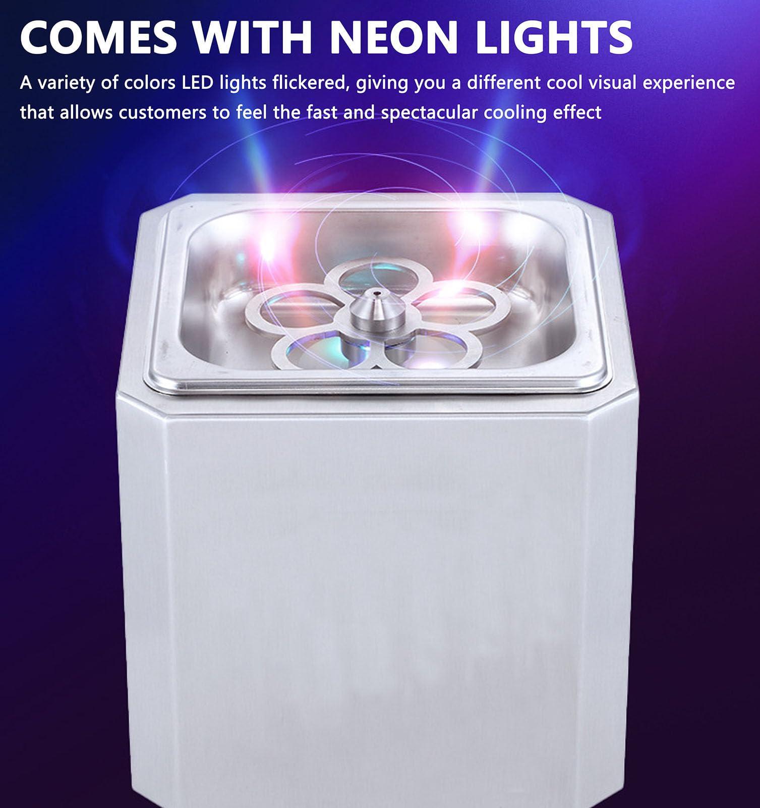 MXHACD MXHACD Glass Chiller,CO2 Glass Froster,Instant Drink Chiller for Cocktail, Beer, Mixed Drinks, Wine,Bar, Restaurant, Kitchen