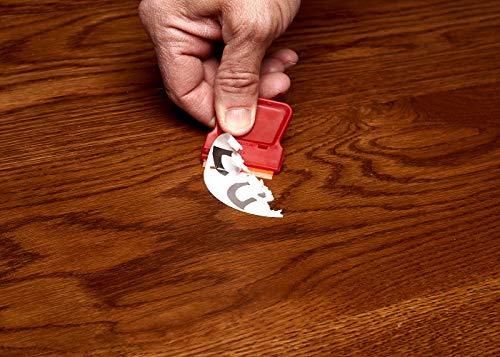 miniscraper 25 Plastic Double Edged Razor Blades with Titan Razor Scraper - Mini Scraper Combo