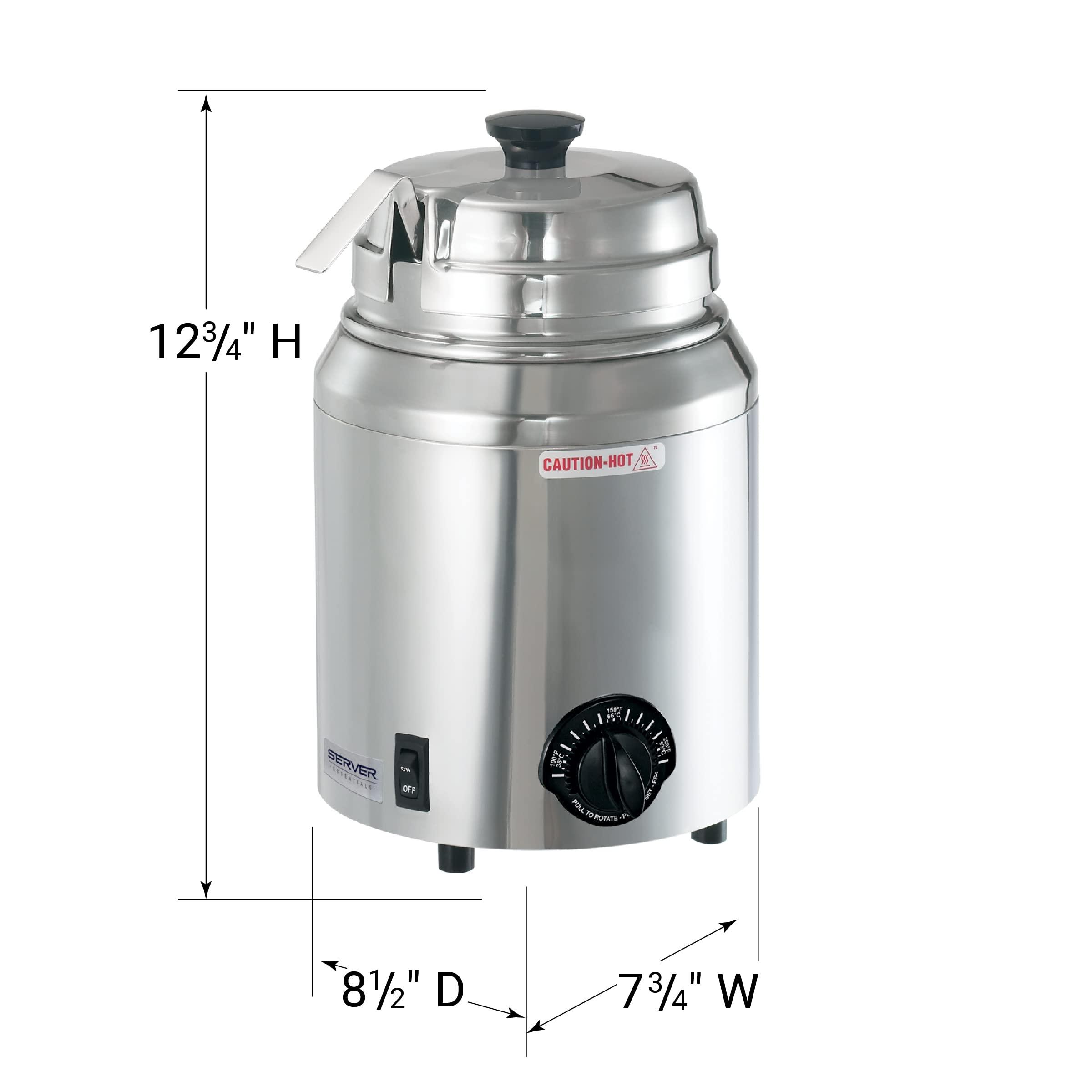 SERVER PRODUCTS Server Products 3 qt Topping Warmer Food Server with Ladle, 120V, Model 82500