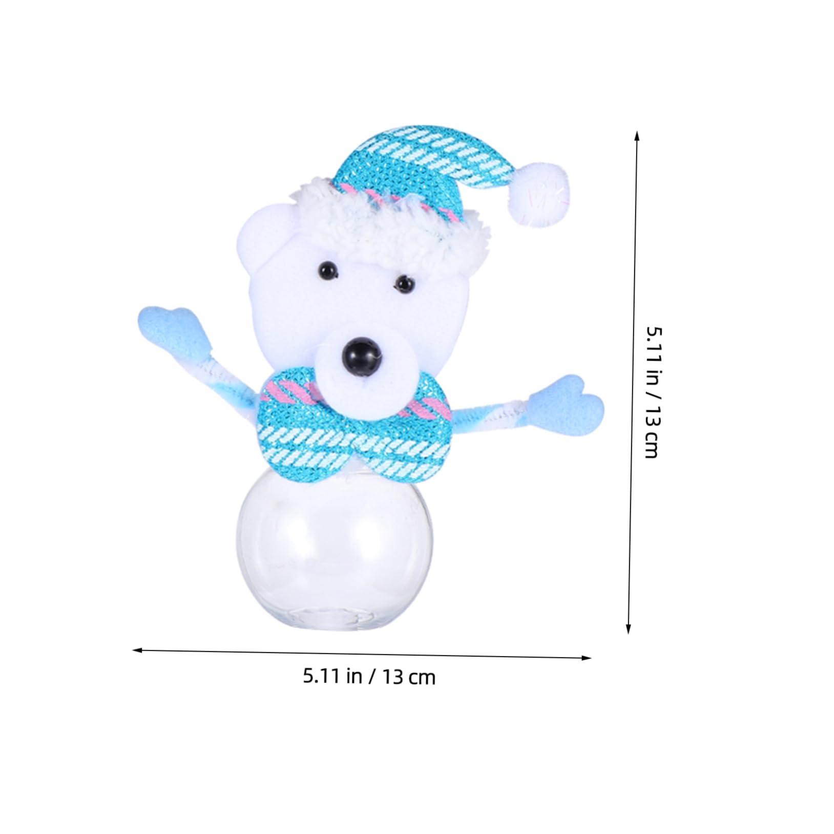 NAMOARLY NAMOARLY 4pcs Box Mini Candy Jar Christmas Lights Tins Snowman Candy Storage Christmas Storage Inflatable Christmas Tree Bag Christmas Treat Storage Canister Xmas Candy Jar Red Plastic