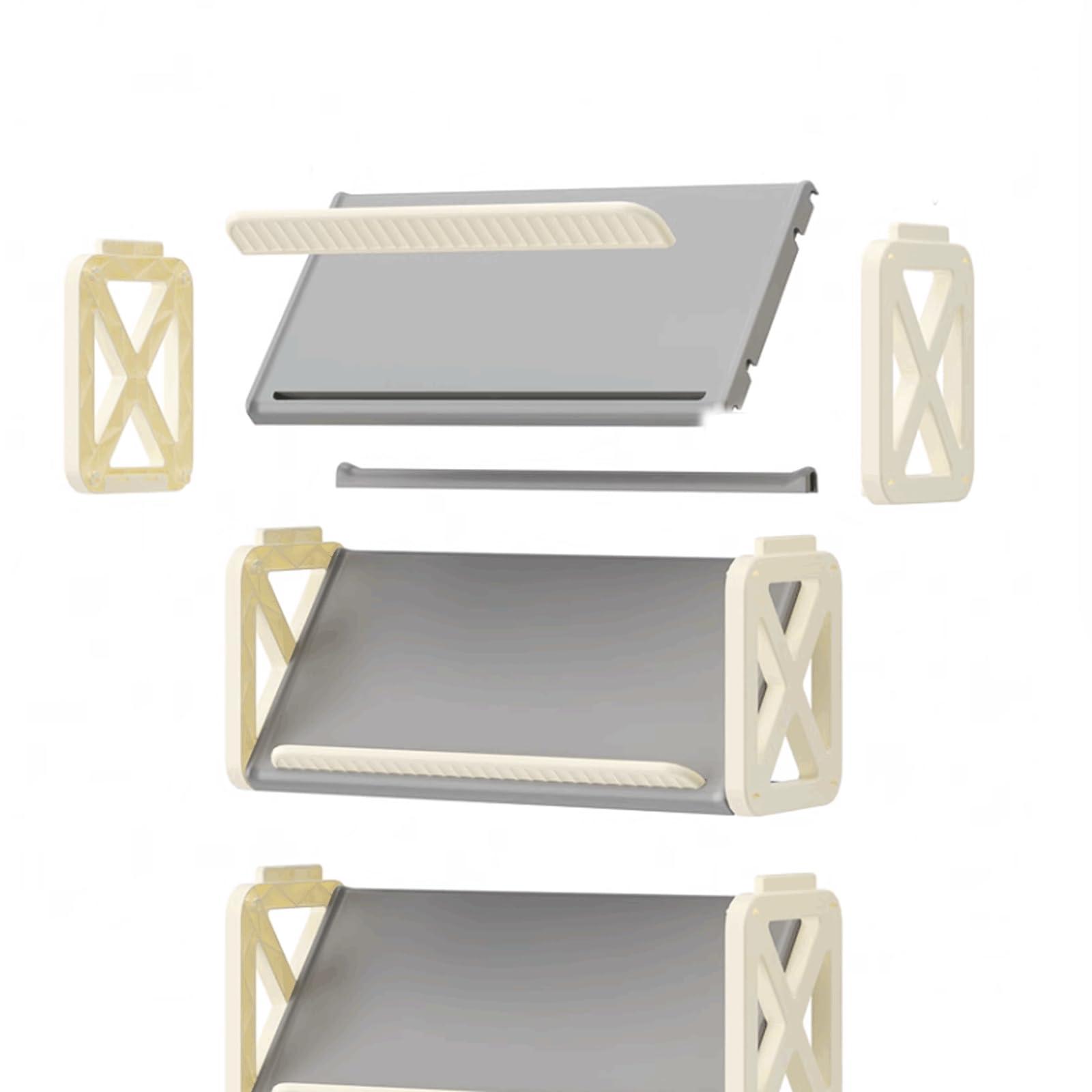 PEKJI PEKJI Plastic Shoe Rack Removable Shoe Shelf Versatile Shoe Stand Narrow Shoe Holder Floor Standing Shoe Storage Organizer