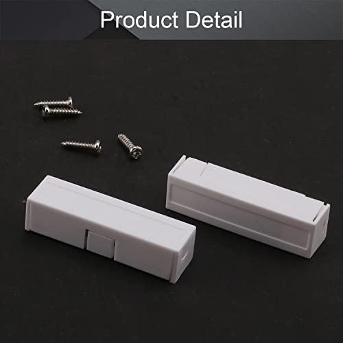 Fielect Fielect MC-44b Surface Mount Wired NC Door Contact Sensor Alarm Magnetic Reed Switch White