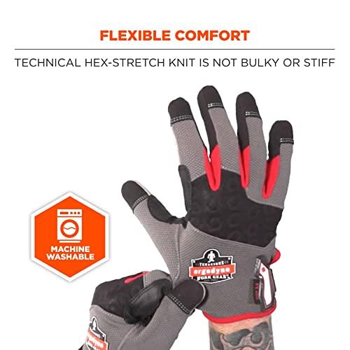 Ergodyne Ergodyne ProFlex 710CR Cut Resistant Work Gloves, Level 4, CR Protection on Palm Gray, Medium
