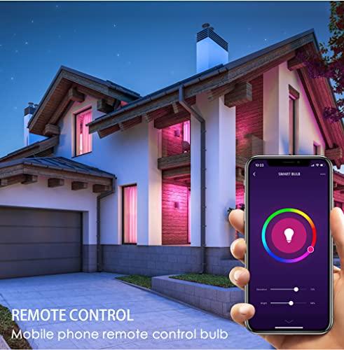 Avatar Controls Avatar Controls Smart WiFi Light Bulb, Alexa Color Changing LED Bulbs RGBCW Works with Google Home Smart Life App, No Hub Required(8W=70W) 1 Pack, E26 8W