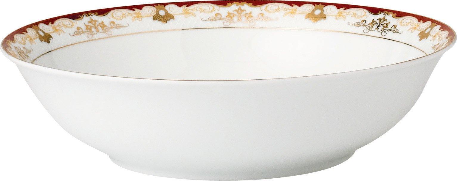 Lorren Home Trends Lorren Home Trends 57 Piece \'Mabel\' Bone China Dinnerware Set (Service for 8 People), Burgundy