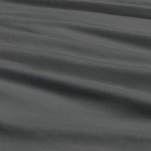 HOME STUFFS Sheet Set Cal King- 72x84 Bed Sheet Set Dark Grey Solid 18 inch Deep Pocket 4 Piece Bed Sheet Set- Fitted Sheet, Flat Sheet & Pillow Luxurious Bedding Set