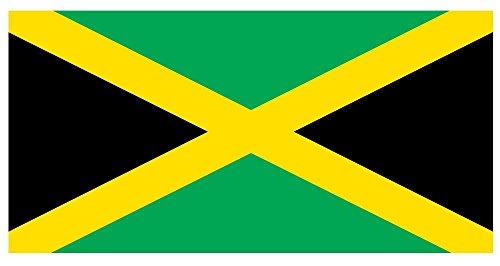 Wallmonkeys Wallmonkeys Flag Jamaica Wall Decal (72 in W x 38 in H) WM209770