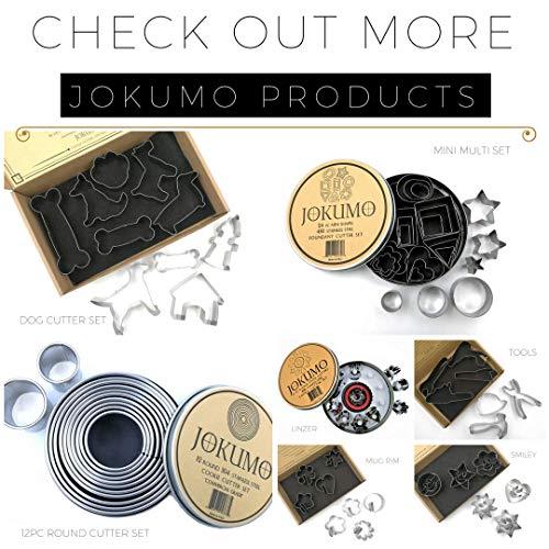 JOKUMO JOKUMO Flower Blossom Cookie Cutters Set 8 PC High Grade 430 Stainless Steel A Truly Unique set for Flower Lovers