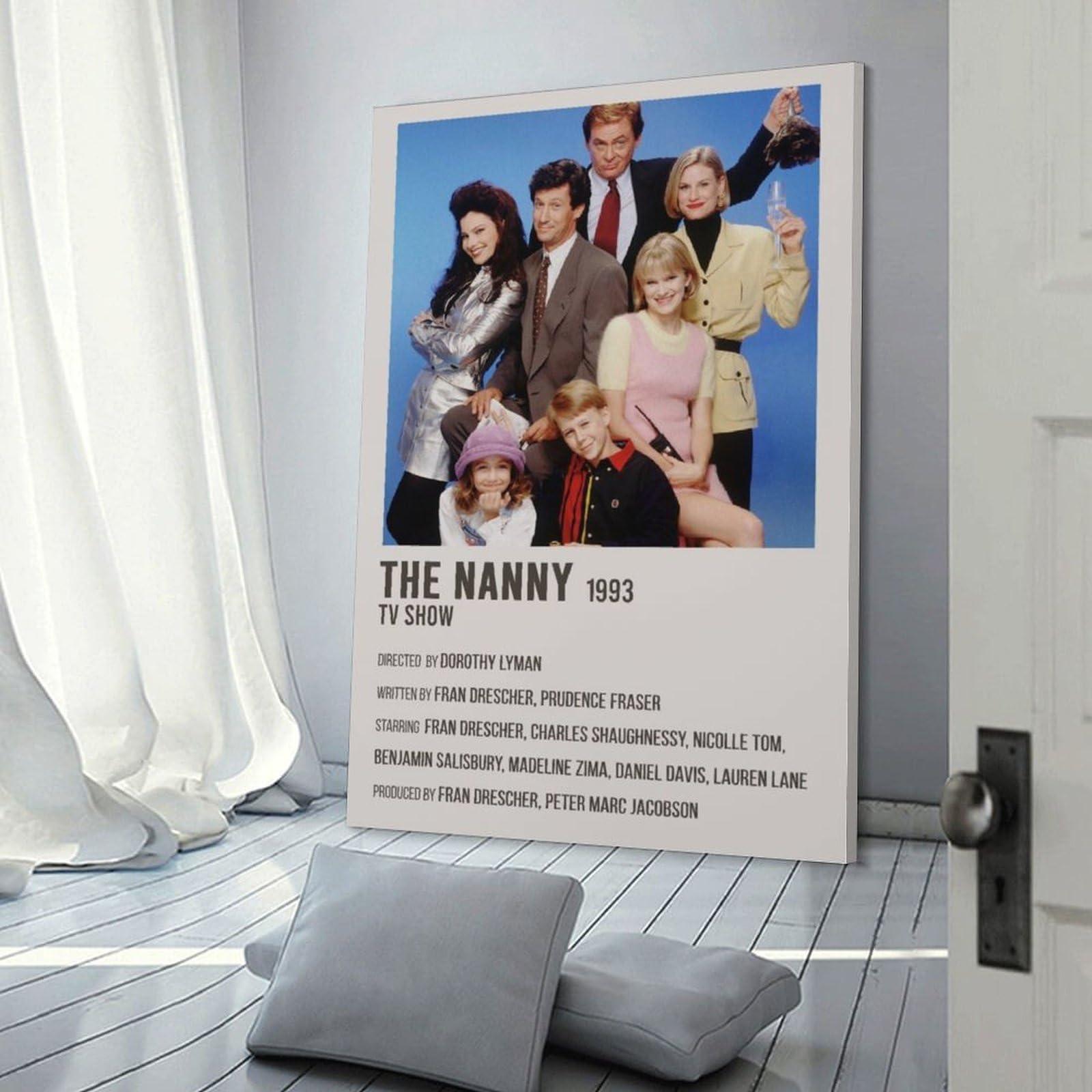 EHYXTEGX EHYXTEGX TV Series Poster The Nanny Poster 3 Canvas Painting Posters And Prints Wall Art for Living Room Bedroom Decor 20x30inch(50x75cm), Frame-style