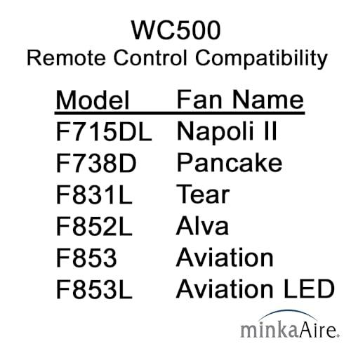 MINKA-AIRE Minka-Aire DC Fan Wall Remote Control Full Fuction - White - WC500