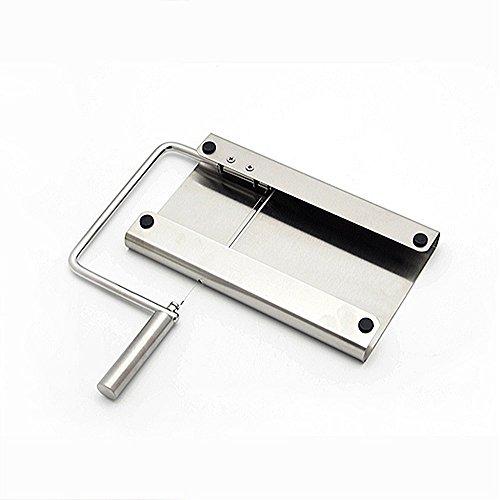 ELEOPTION Wire Cheese Slicer - ELEOPTION Stainless Steel Cheese Wire Slicer Cutter Serving Board (Cheese Slicer Butter)
